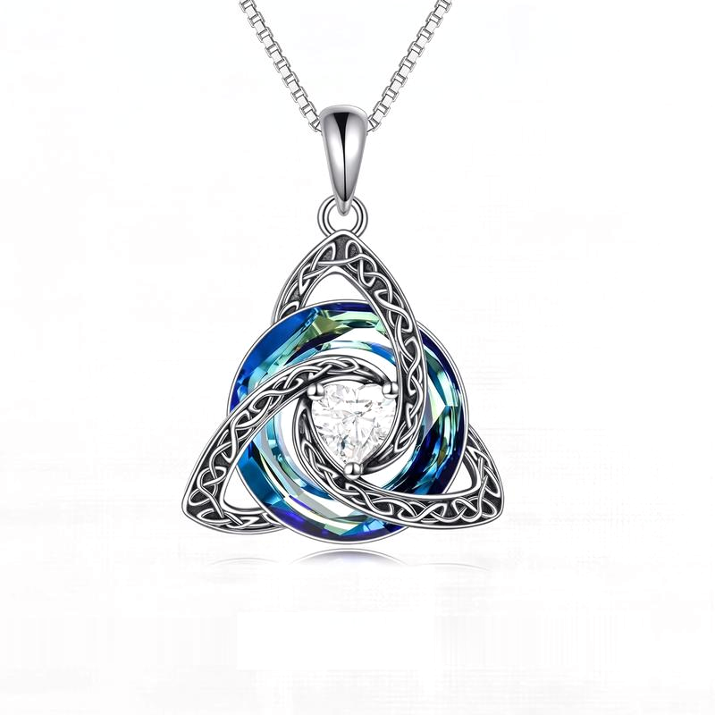 Hexenknoten-Halskette – April (Diamant)
